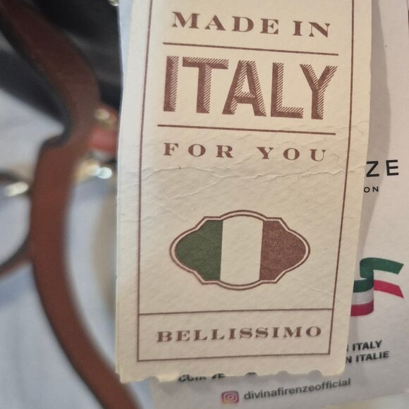 Divina Firenze Italian Leather Women's Purse - Picture 4 of 7